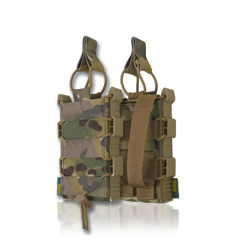 Жесткий усиленный тактический подсумок Kiborg GU Single Mag Pouch Multicam 1995 фото