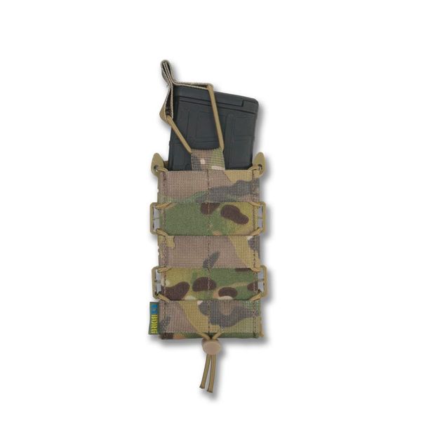 Жесткий усиленный тактический подсумок Kiborg GU Single Mag Pouch Multicam 1995 фото