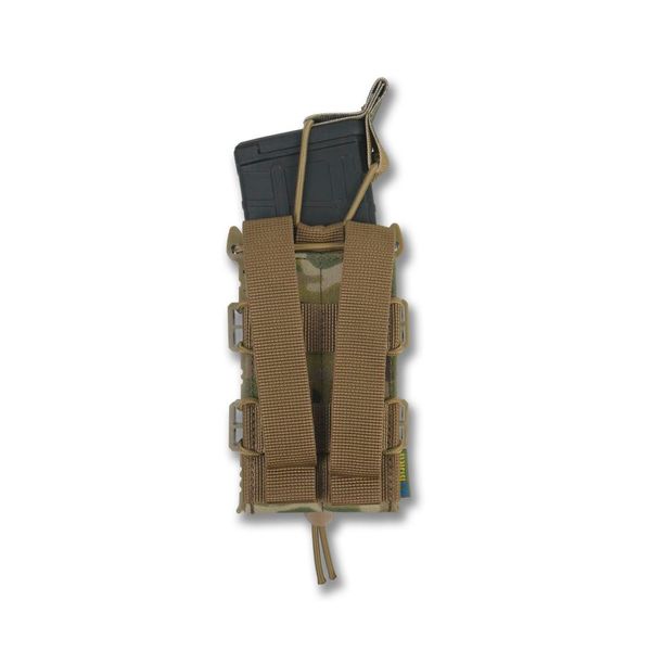 Жесткий усиленный тактический подсумок Kiborg GU Single Mag Pouch Multicam 1995 фото