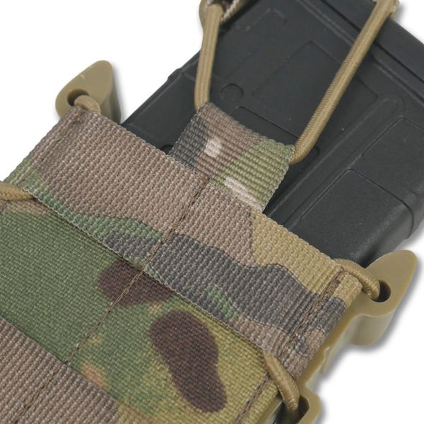 Жесткий усиленный тактический подсумок Kiborg GU Single Mag Pouch Multicam 1995 фото