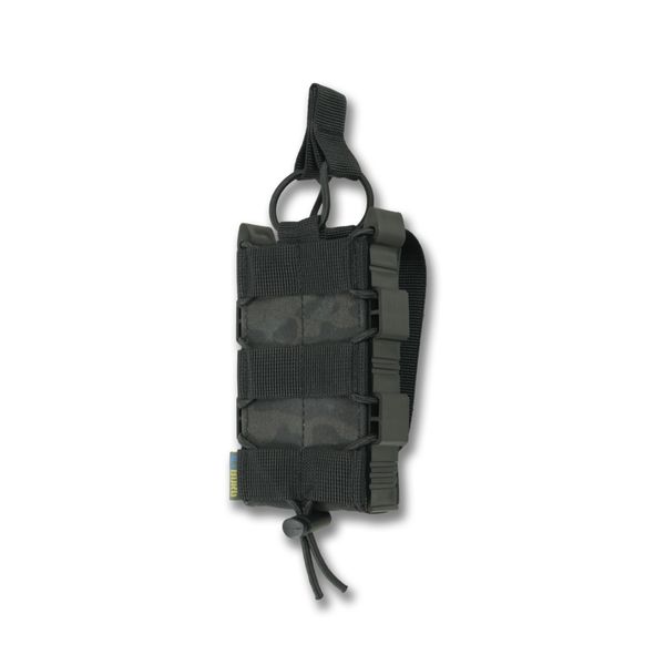 Жесткий усиленный тактический подсумок Kiborg GU Single Mag Pouch Dark Multicam 4057 фото